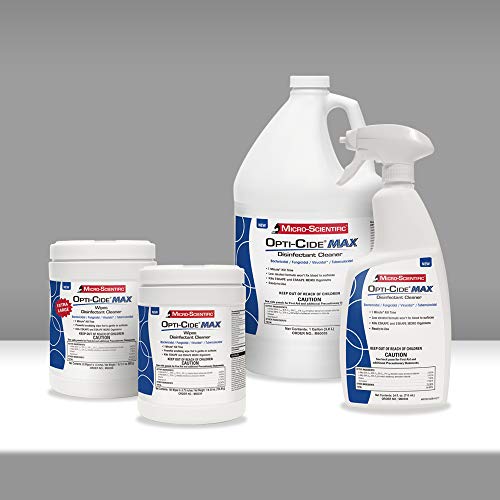 Micro-Scientific M60036 Opti-Cide Max Disinfectant Cleaner 24 oz. Spray - Thumbnail 5