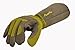 G & F Products 2431L Florist Pro Long Sleeve Rose gardening Gloves, Rose Pruning Gloves, Thorn Resistant Garden Gloves - Men's Large , Yellow , Army Green