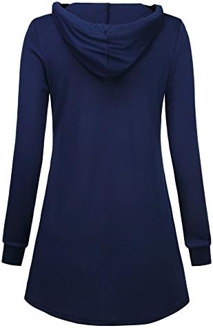 MCKOL Women's Plaid Pullover Sweatshirts Casual Long Sleeve V Neck Tunic Hoodies