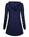 MCKOL Women's Plaid Pullover Sweatshirts Casual Long Sleeve V Neck Tunic Hoodies