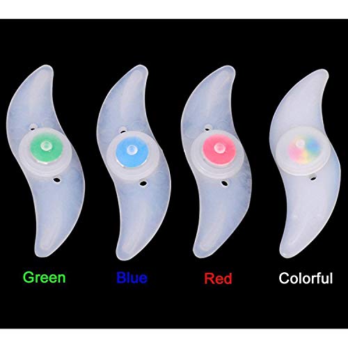 Bike Spoke Lights, 8pcs Cycling Bicycle Wheel Lights with 3 LED Flash Modes for Bike Spoke Decoration and Tire Bike Safety Alarm Light, Waterproof- Batteries Included - Thumbnail 7