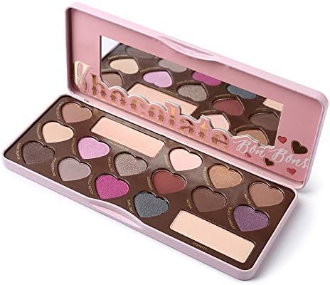 Bon Bons Chocolate Eyeshadow Palette Highlights Matte Shimmer Eyeshadow
