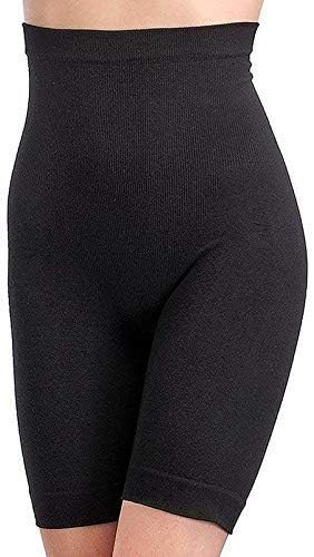 Shoppy Villa 4-in-1 Shaper - Tummy, Back, Thighs, Hips - Black/Efffective Seamless Tummy Tucker Shapewear Body Shaper Best While/for Gym Yoga Exercise Dance Walk arobics Jogging Tummy Slimmer