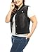 uxcell Denim Vest Top for Women Plus Size Sleeveless Button Down Waistcoat with Two Chest Flap Pockets Jean Jacket Vest 2X Black