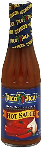 Pico Pica Mexican Hot Sauce 7 Oz (Pack of 12)