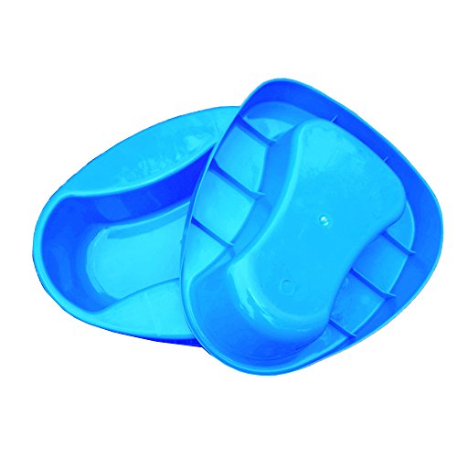 YUMSUM Large Stack-able Smooth Contoured Bedpans (1 PACK)
