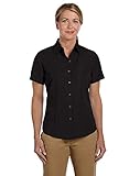 Harriton womens Barbados Textured Camp Shirt (M560W)