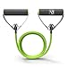 LIVEUP SPORTS Toning Tube Resistance Bands/Cord for Exercise Fitness Pilates Strength Training Physical Therapy Home Workouts