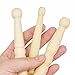 Hand Massage Reflexology Health Wooden Stick Tool 3Pcs