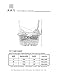 Fifth Parallel Threads FPT Strappy Lace Front Pullover Bralette, Bwpeper089_black, Small