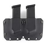 R&R Holsters OWB Double MAG Holster - Black (Left-Hand - Bullets Forward, HK USP 45)