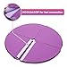 KINGSO Pole Folding Crash Mat 47.24 inch Diameter Fitness Cushion Yoga Exercise Steel Pipe Dance Mat Safety Padding