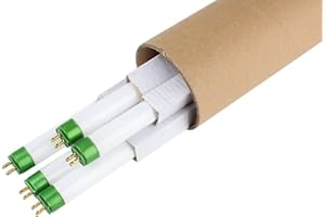 5 Pack of 2Ft 24W T5 Fluorescent Tube with 2000 Lumens and 6500K Sunlight Full Spectrum. Greats for Seeding, Colon,Veg-Growin