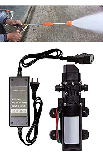 Erth DC 12V 80W Micro Electric Diaphragm Water Pump High Pressure Washing Spray Automatic car wash Gun Free Scar Witch for RV Boat J20C808