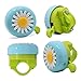 SEALEN Kids Bike Bell and Bike Streamers, Kids Bicycle Bell with Tassel Ribbo Bike Handlebar Streamers, Baby Carrier Accessories for Kids Girls Boysthumb 1