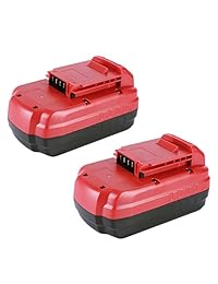 biswaye 2 Pack pc18b Batería de repuesto 18 V 3.0 Ah para Porter Cable 18-volt NiCd batería de herramientas eléctricas inalámbrico pcc489 N pcmvc pcxmvc