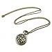 Youyoupifa Retro Bronze Dragonfly and Flower Pattern Carved Hollow Small Pocket Watch