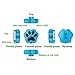 Genmine Smart WiFi Pet GPS Tracker Waterproof Pet GPS Leds Flash Collar Locator Anti-lost Pet GPS Tracking Device Remote Wireless Finder Wifi Safety Alarm For Cats Dogs Free App for iPhone Android