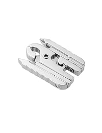 Multi Plier Multi Herramienta Alicates, Micro 15 en 1 bolsillo Multitool plegable para camping, aire última intervensión, hardware