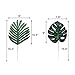 30 Pcs 2 Kinds Large Artificial Palm Leaves Faux Tropical Plant Leaves Monstera Leaves Safari Leaves for Hawaiian Luau Party Suppliers Jungle Beach Table Leave Decorations