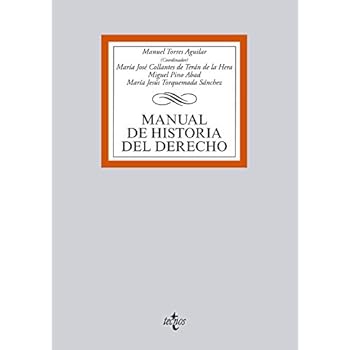 Manual de Historia del Derecho (Derecho - Biblioteca Universitaria De Editorial Tecnos)
