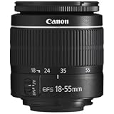 Canon EF-S 18-55mm f/3.5-5.6 III Camera Lens (New In White Box) International Model (No Warranty)