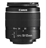 Canon EF-S 18-55mm f/3.5-5.6 III Camera Lens (New in White Box) International Model (No Warranty)
