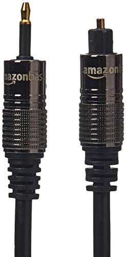 AmazonBasics Optical Toslink to Mini Toslink Jack Digital Audio Cable - 10 feet - Thumbnail 3