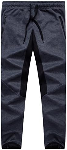 Boy's Jogger Pants Slim Skinny Cotton Running Harem Pants Elastic Dark Grey 12