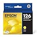 Epson 126 DURABrite Ultra Ink Yellow Cartridge for WF-3520, WF-3530, WF-3540, WF-520, WF-545, WF-630, WF-633, WF-635, WF-645, WF-7010, WF-7510, WF-7520, WF-840, WF-845 and Other Select Models