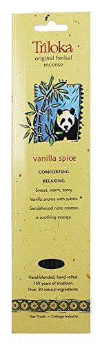 Triloka - Original Herbal Incense Vanilla Spice - 10 Stick(s)
