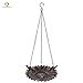 Kimdio Bird Feeder Hanging Tray, Seed Tray for Bird Feeders/Bird Bath, Outdoor Garden Backyard Decorative Great for Attracting Pet Hummingbird Feeder (Copper)