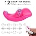 Vibrating Panties Remote Control Panties Vibrating Eggs, Rechargeable Vagina Clitorals Stimulator,Wearable Panty Vibrator for Women (Pink)