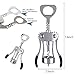 Foho Best Wing Corkscrew Wine Bottle Opener Luxury Waiter Corkscrew with Stopper Set for Wine Enthusiast Waiters - Sleeve Anchors