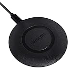LETSCOM 15W Wireless Charger, Qi-Certified Fast Wireless Charging Pad Ultra Slim, Compatible with iPhone 11/11 Pro/XS Max/XR/XS/X/8/8+/Airpods, Galaxy Note 10/Note 10+/S10/S10+/S9/S8 (No AC Adapter)