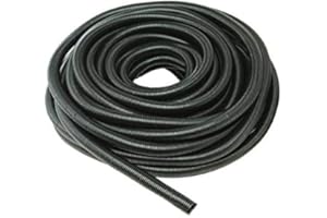 Kable Kontrol Split Wire Loom Tubing 1/2” Inch 250 Ft Long - Black Wire Conduit Cover for Cords - Corrugated Tubing and Prote