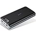 Power Bank 24000mAh High Capacity Portable Phone Charger with 2.4A Output Port, 2A Input Port, LED Indicator and 2 Quick Charging Ports for iPhone, iPad, Samsung Galaxy and Other Smart Devices-Black