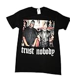 Tupac & Biggie Trust Nobody Graphic Print Street Wear Sneaker Head T Shirt