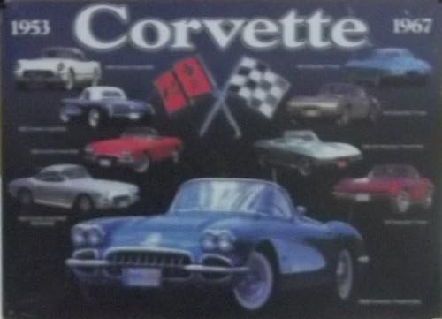 Chevy Corvette 1953-1967 12x17 Collectible Metal Sign Chevrolet
