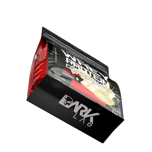 Whey Protein Concentrado Dark Lab, 1kg, Chocolate Branco, Ganho de Massa Muscular