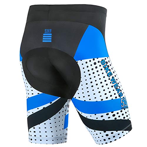 image for 4ucycling Men’s Cycling Shorts 3D Gel Padded Bicycle Riding Pants Bi