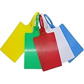 Plastic Seals Shipping Tags Logistics Use Big Sign Tie Large Label Tie, 255mm Total Length, Package of 100pcs (5 Colors Mixed)