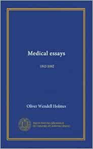 Medical essays holmes image