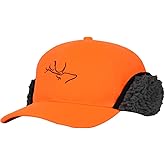EDTREK Windproof and Waterproof Winter Hat with Sherpa Lined Ear Flap - Ultra Performance Blaze Orange and Camo Hunting Hat