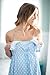 Baby Be Mine Labor and Delivery Gown for Hospital – 3-in-1 Labor/Delivery/Nursing Gown – Maternity Sleepwear(L/XL, Blue Polka Dot)