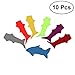 BESTONZON 10pcs Shark Popsicle Holders Popsicle Ice Bag Set Ice Sleeves Freezer Holders,Creative,Reusable