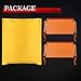 AKD Part 3 Inch Amber LED Pods Covers 2PCS Square Cube Lights Covers PC Protective Bar Lens 3X3 Pod Covers for Fog Ditch Offroad Driving