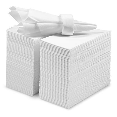 200 Linen Feel Guest Towels Disposable Cloth Like Hand Napkins Soft and