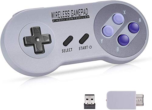 image for Wireless Controller for SNES Classic / NES Classic / PC, Urvoix 2.4G R