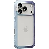 PLES Arche Case, Compatible with iPhone 17 Pro Max, Military Grade Shockproof, Anti-Yellowing, Anti-Fingerprint, Anti-Scratch, Gradient Bumper (Retro Blue/Future Dusk)